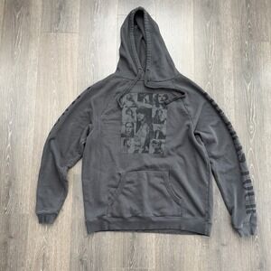 Taylor Swift The Eras US Tour‎ Official Hoodie Adult XL Gray Black Swifties Fan